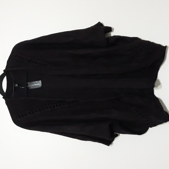 Lane Bryant open cardigan sweater women knit purple 22/24 boho grunge cozy fall - Picture 10 of 10